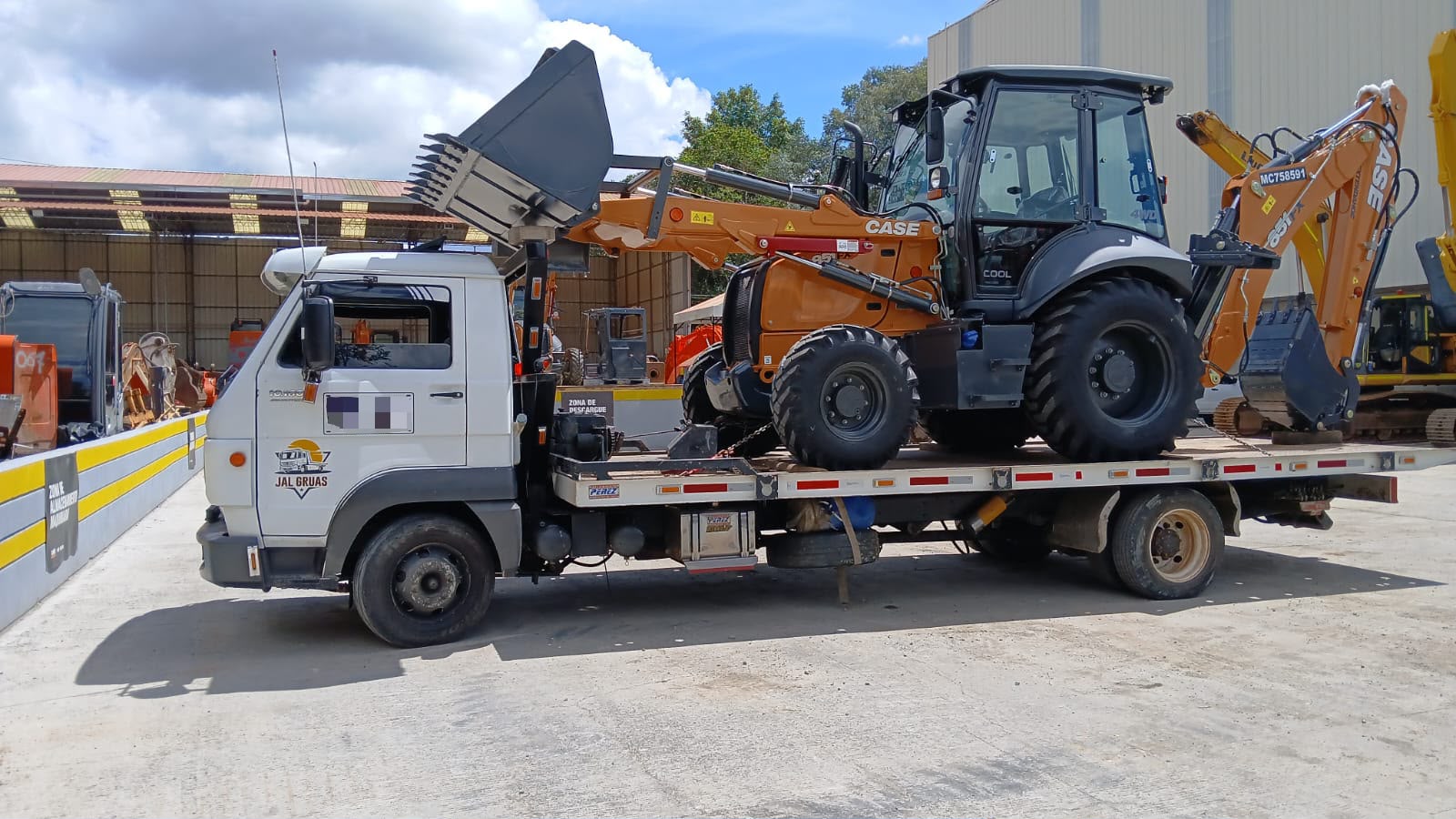 Transporte de maquinaria